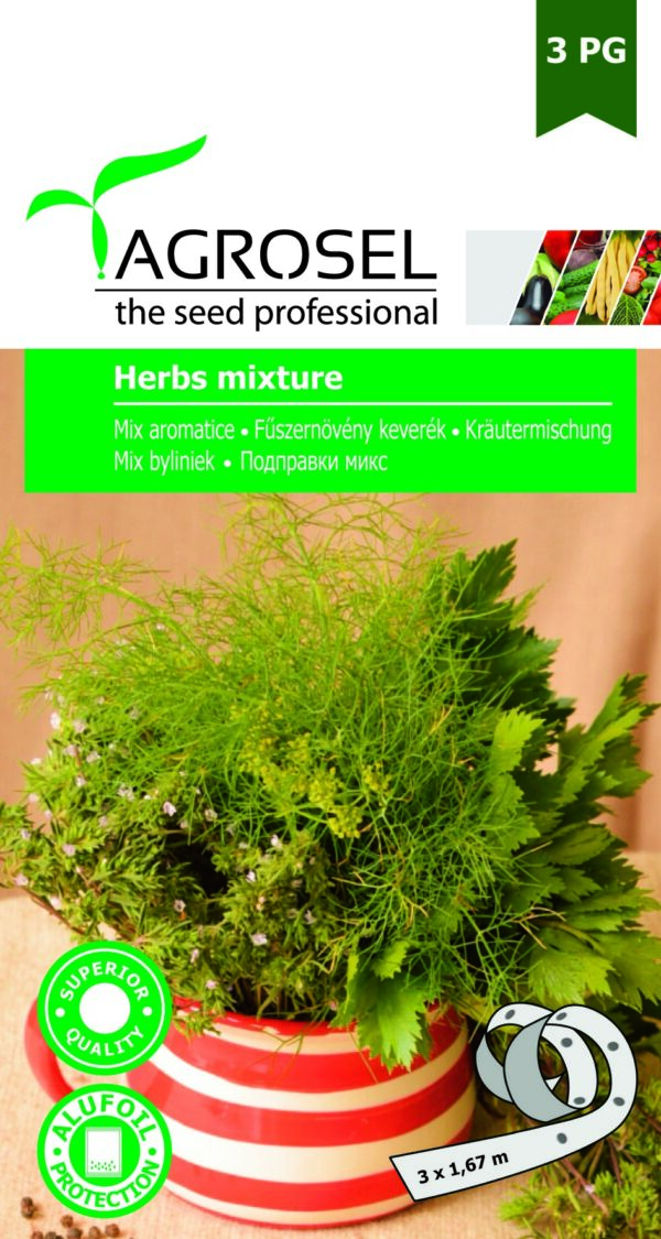 Fűszernövény keverék vetőszalag, Herbs mixture - 2 g