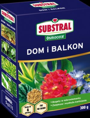 SUBSTRAL Osmocote Hosszú hatástartamú virágtrágya - 6 hónapos hatással 300 g