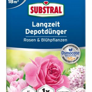 SUBSTRAL Osmocote Hosszú hatástartamú trágya rózsákhoz és virágzó növényekhez 750 g