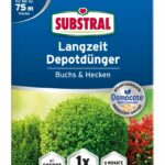 SUBSTRAL Osmocote Hosszú hatástartamú trágya buxus/tuják/fenyőfélék és sövénynövények számára 1,5 kg