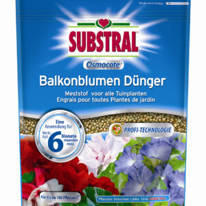 SUBSTRAL® Osmocote® hosszú hatástartamú virágtrágya balkonnövényekhez - 750 g