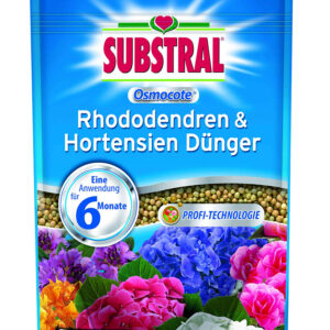 SUBSTRAL® Osmocote® hosszú hatástartamú trágya rododendron, hortenzia és erikafélék számára - 750 g