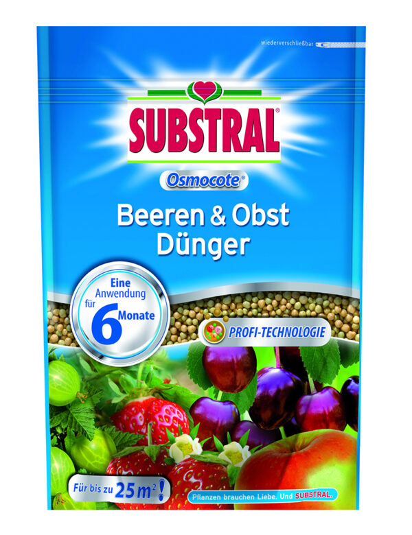 SUBSTRAL® Osmocote® hosszú hatástartamú trágya bogyós és egyéb gyümölcsökhöz - 750 g