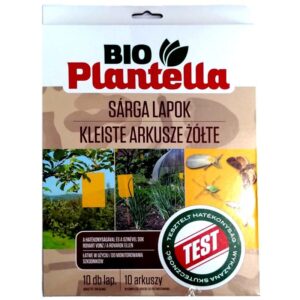 Bioplantella sárga lap 10 db 17x22 cm - 0,1 kg