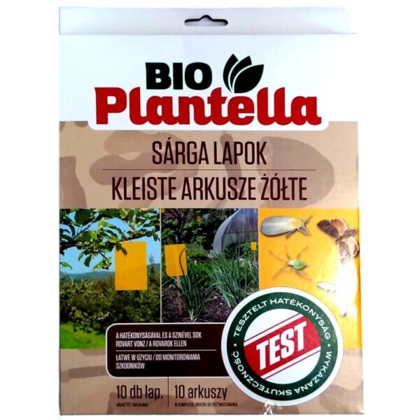 Bioplantella sárga lap 10 db 17x22 cm - 0,1 kg