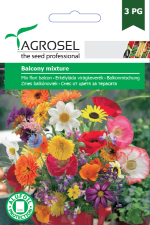 Erkélyláda virágkeverék, Balcony mixture - 3 g