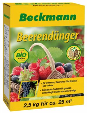 Beckmann szerves-ásványi növénytáp eperhez, szőlőhöz és gyümölcsökhöz 2,5 kg