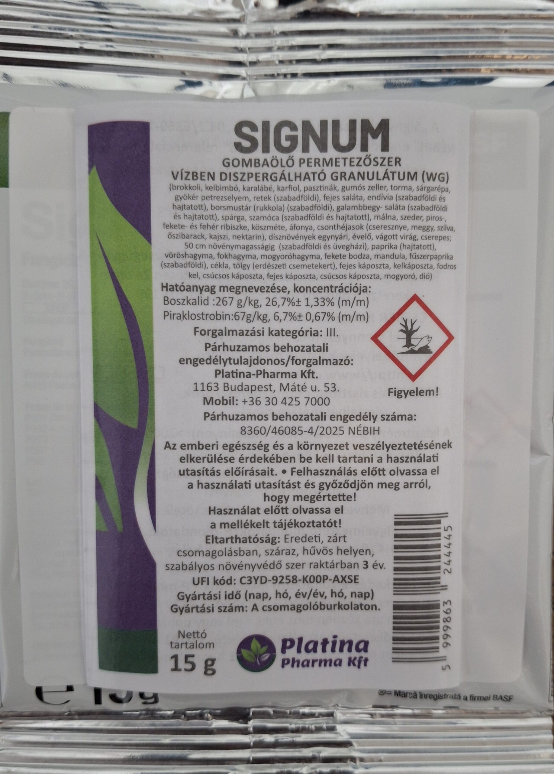Signum WG 15 g