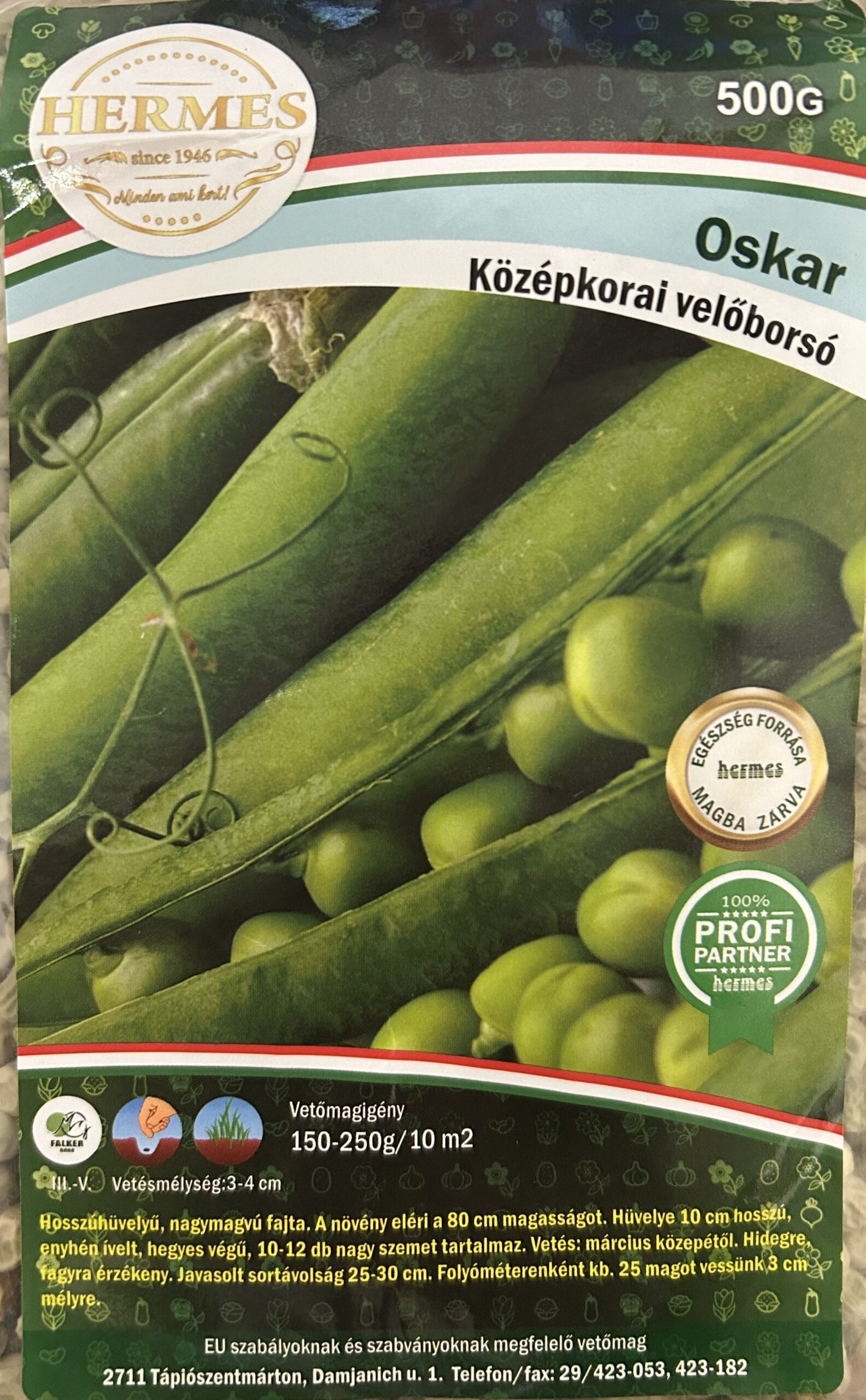 Zöldborsó, Oskar 500 g