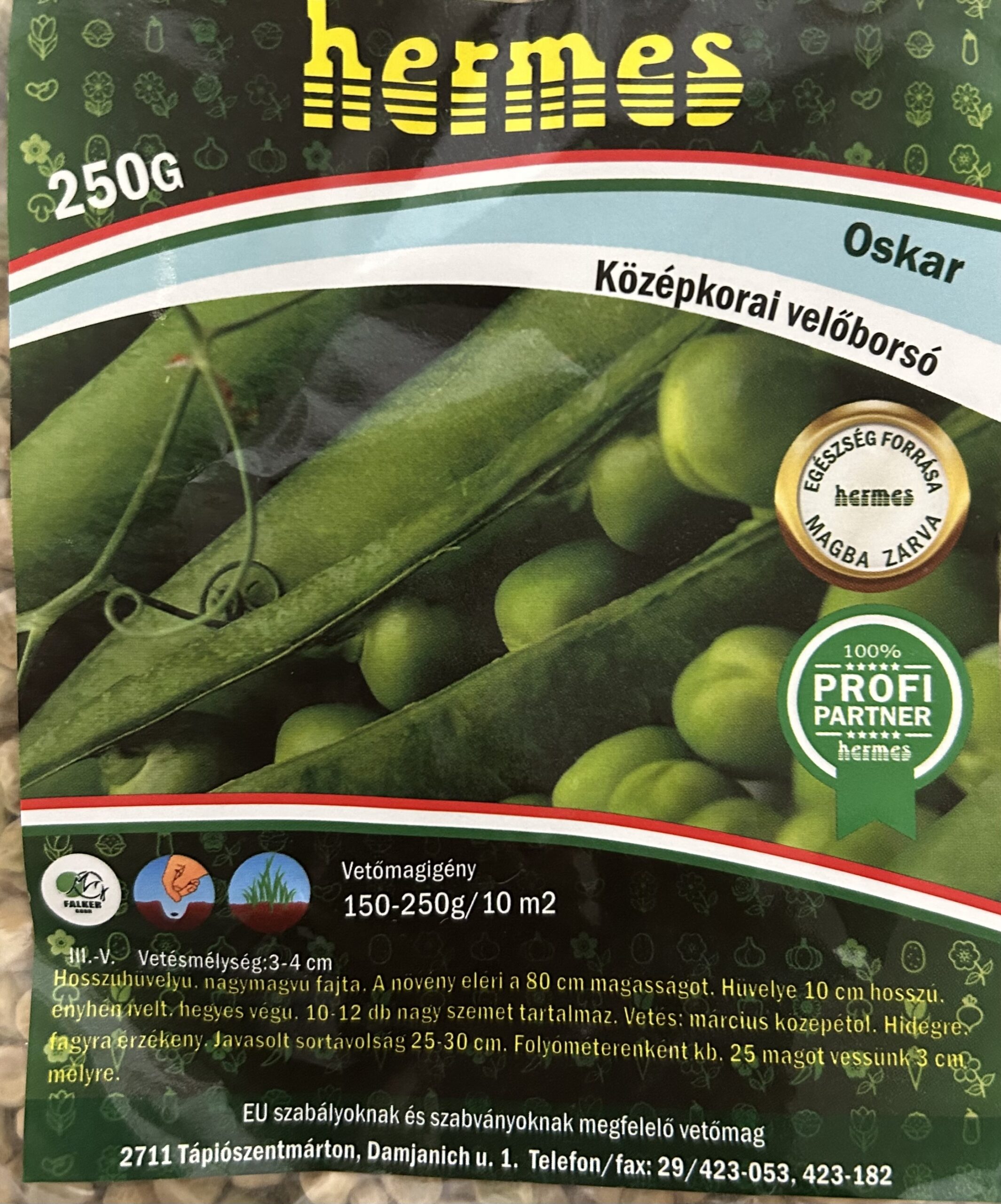Zöldborsó, Oskar 250 g